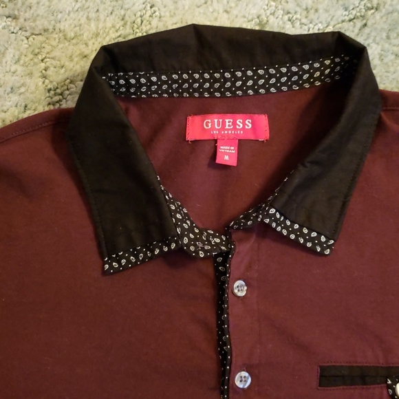 Guess Jeans Long Sleeve Polo - Picture 4 of 5